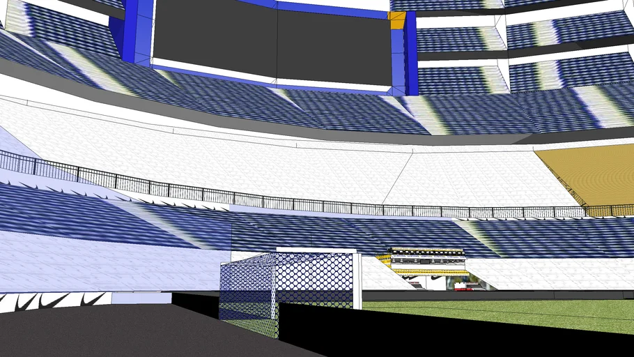 estadio de futbol futurista