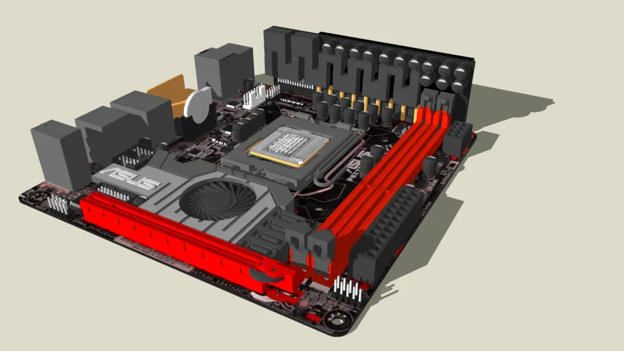 ASUS Maximus ITX | 3D Warehouse