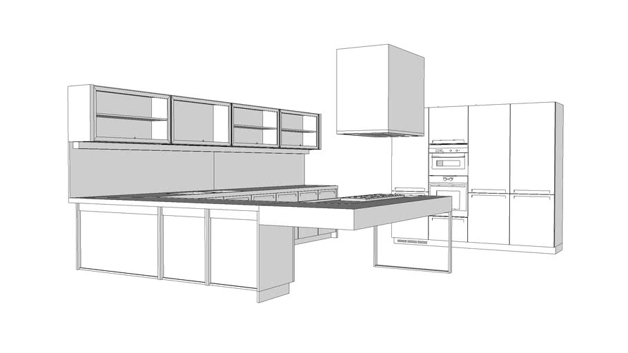 kitchen set 2 | 3D Warehouse