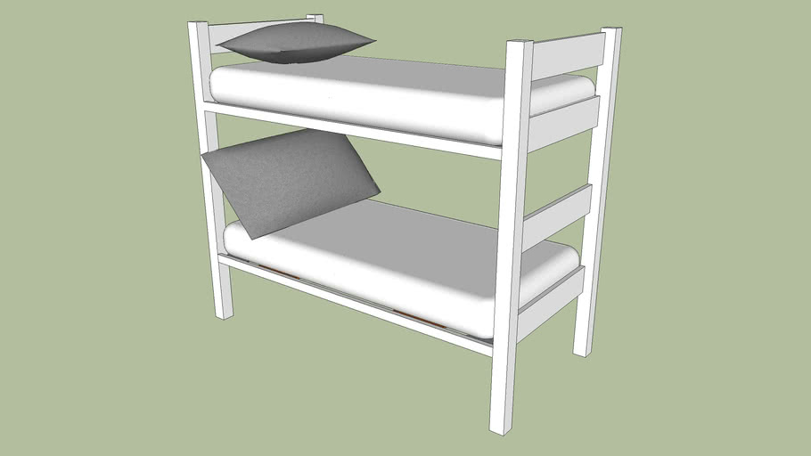 Simple Bunk Bed | 3D Warehouse