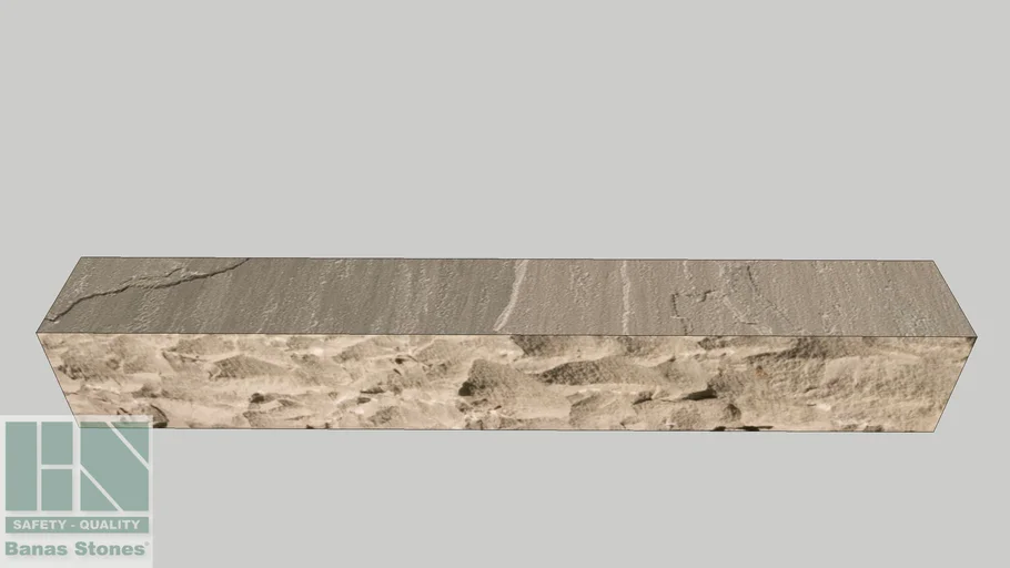 Banas Stones Natural Kerbs/Step Fillers - Banas Lavender | 3D Warehouse