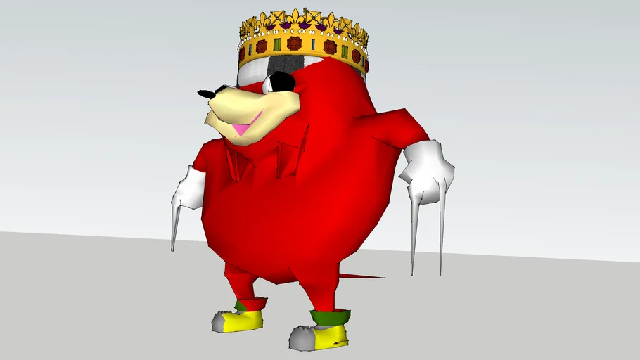 King Of Ugandan Knuckles | 3D Warehouse