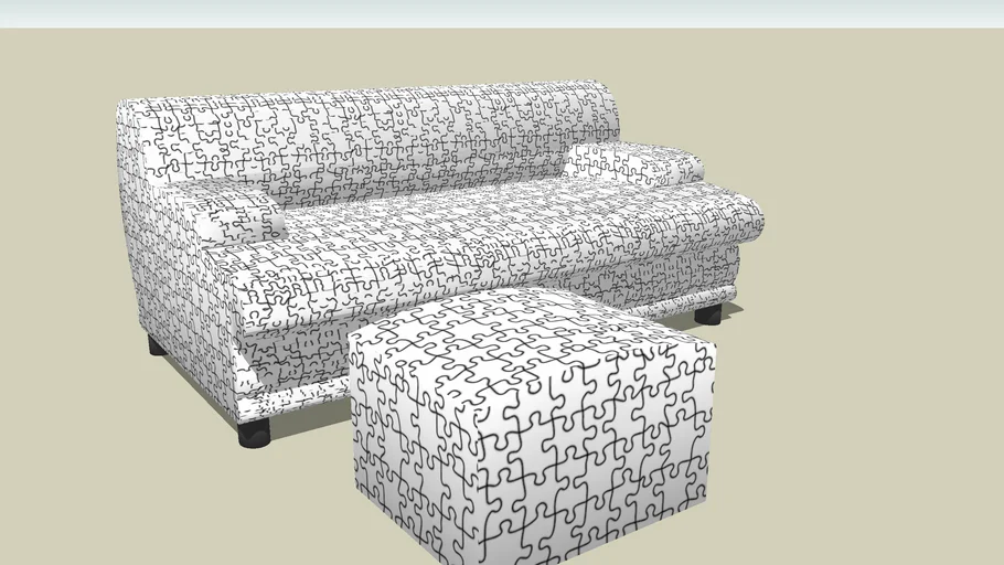 Armchair puzzle 3D Warehouse