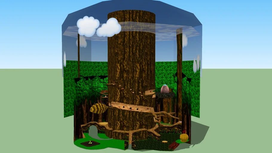 BanjoKazooie Click Clock Wood spring. 3D Warehouse