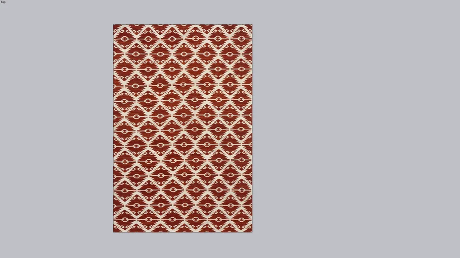 TAPETE KILIM LAUREN RED - BY KAMY
