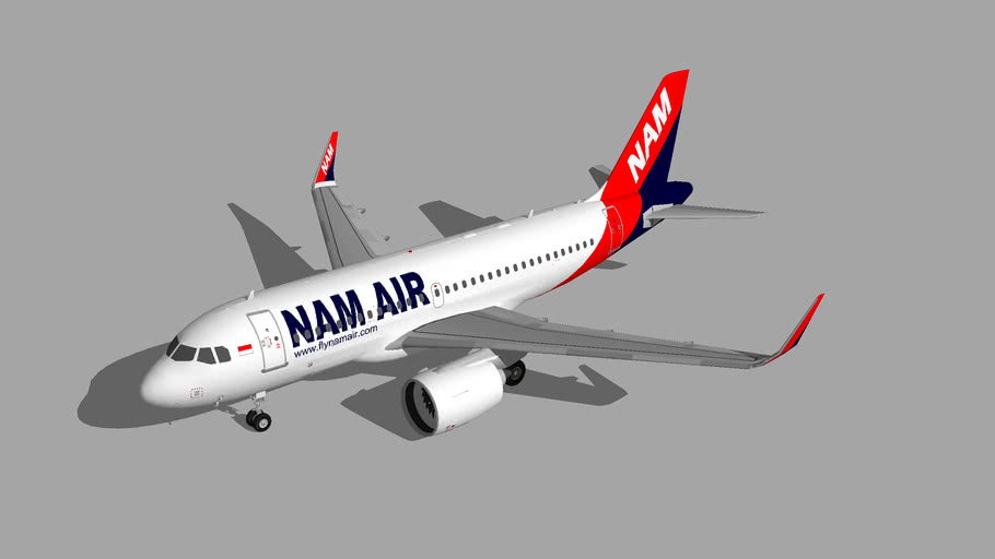 Nam Air Airbus A319-NEO 1 | 3D Warehouse