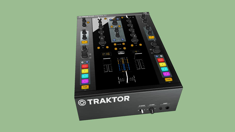 Native Instruments Traktor Kontrol Z2 Dj mixer | 3D Warehouse