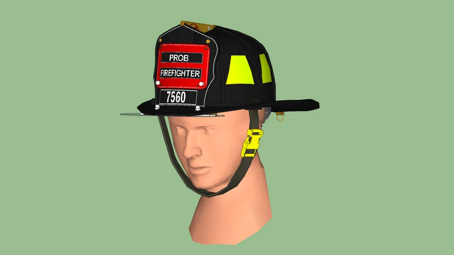 Firefighter Series Equipment Helmet FDNY Probationary Fireman