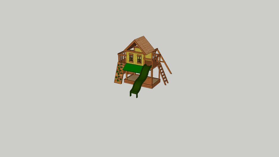 Winchester Wood Complete Play Set 3D Warehouse