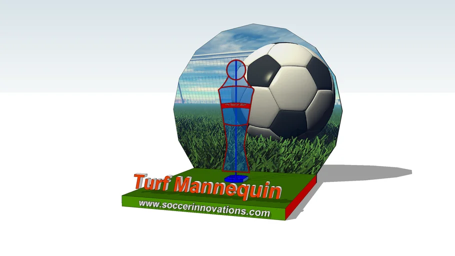 Turf Mannequin Soccer Innovation 3D Warehouse