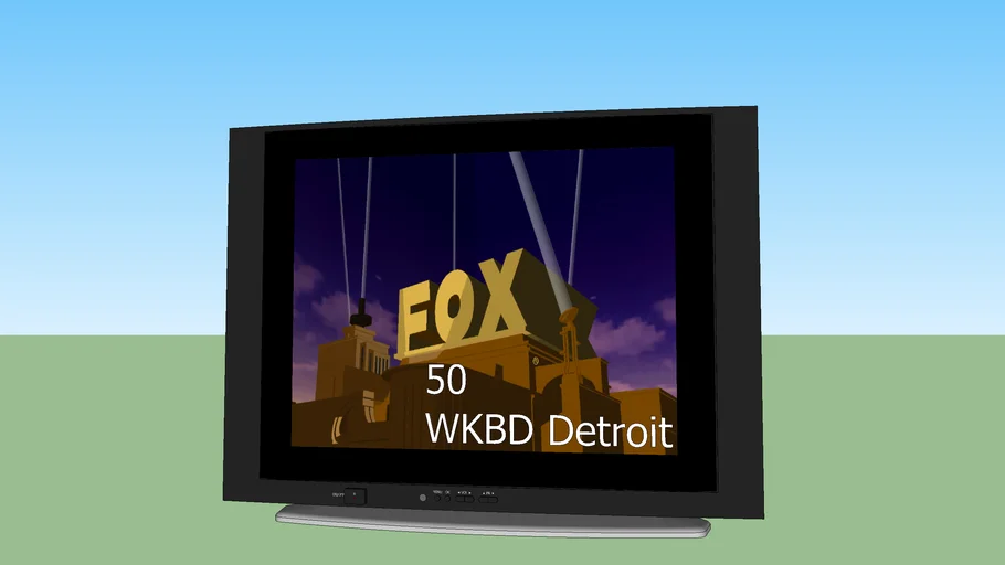 Watching Fox in 1990 | 3D Warehouse