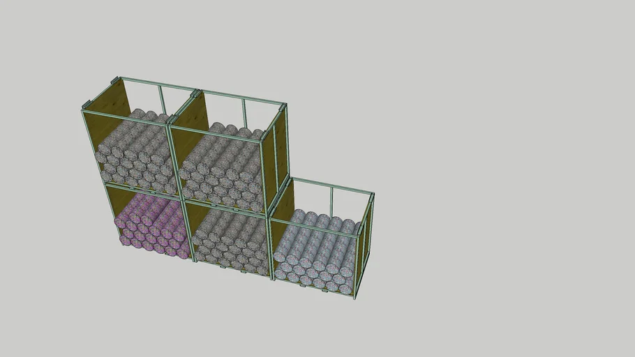 5 Pad Racks | 3D Warehouse