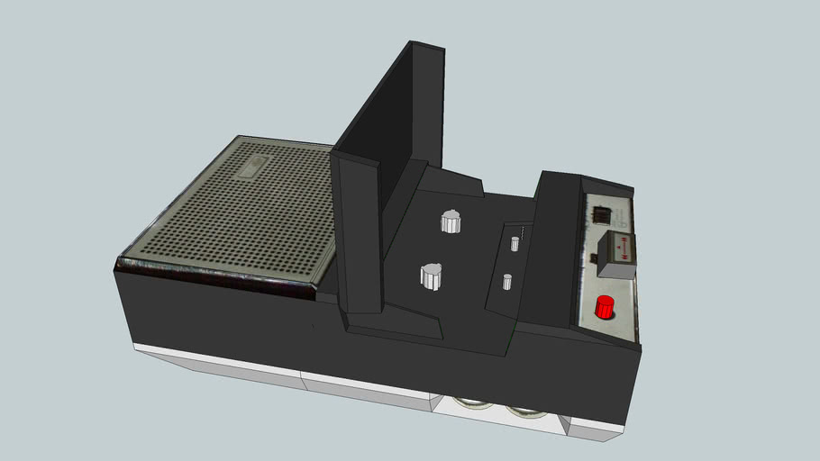 1963 Philips EN 3800 compact cassette recorder 3D Warehouse