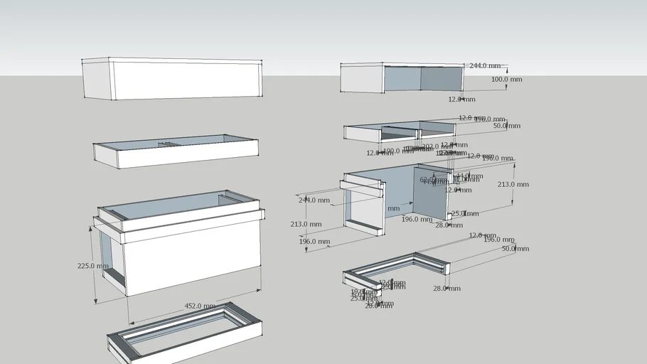 5 Frame National and WBC Nuc | 3D Warehouse