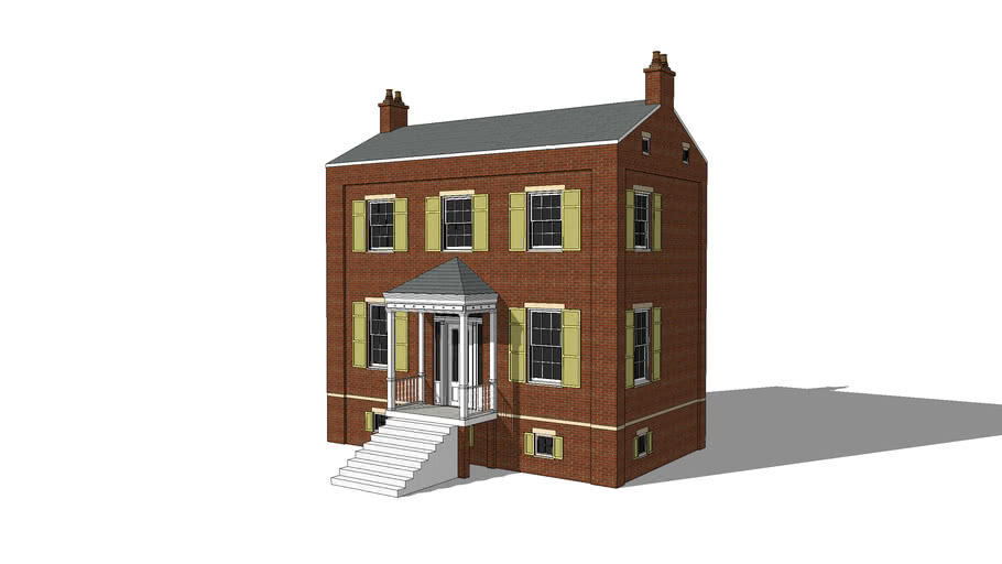 Greek Revival House | 3D Warehouse