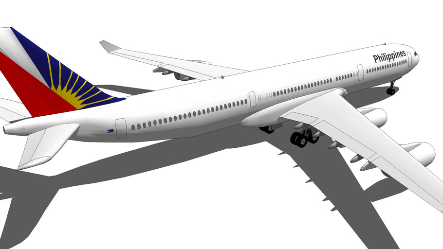 Philippine Airlines A340 | 3D Warehouse