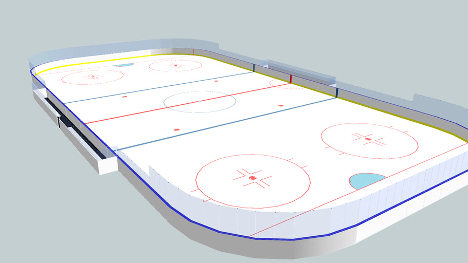 Ice hockey rink (International) 3D Warehouse