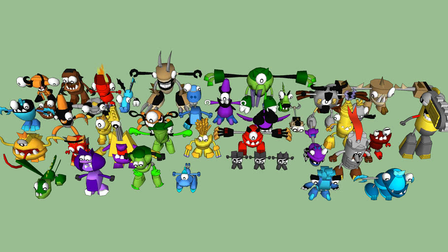 3d Mixels megapack | 3D Warehouse