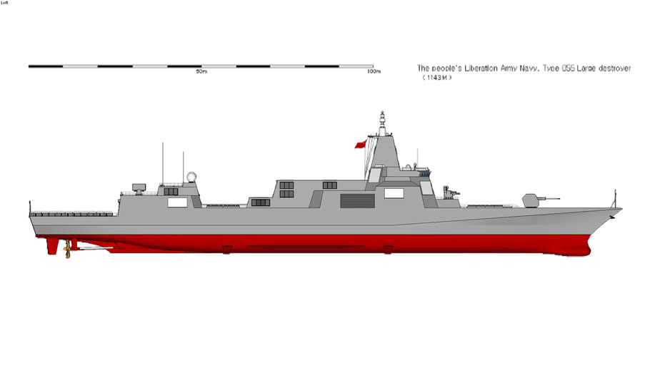 Plan Type 055 Destroyer Renhai-class Cruiser Wip 