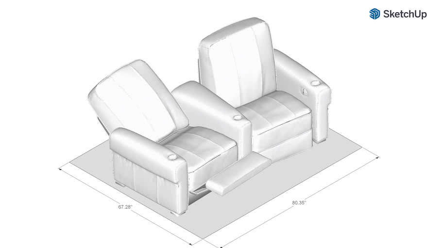 Salamander Designs Seating - Isabella Style - Configuration 04 | 3D ...