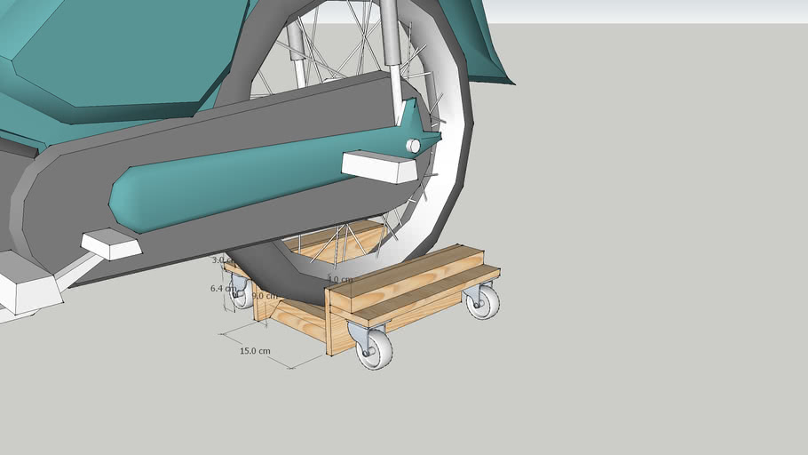 DIY Wooden Motorcycle Dolly | 3D Warehouse