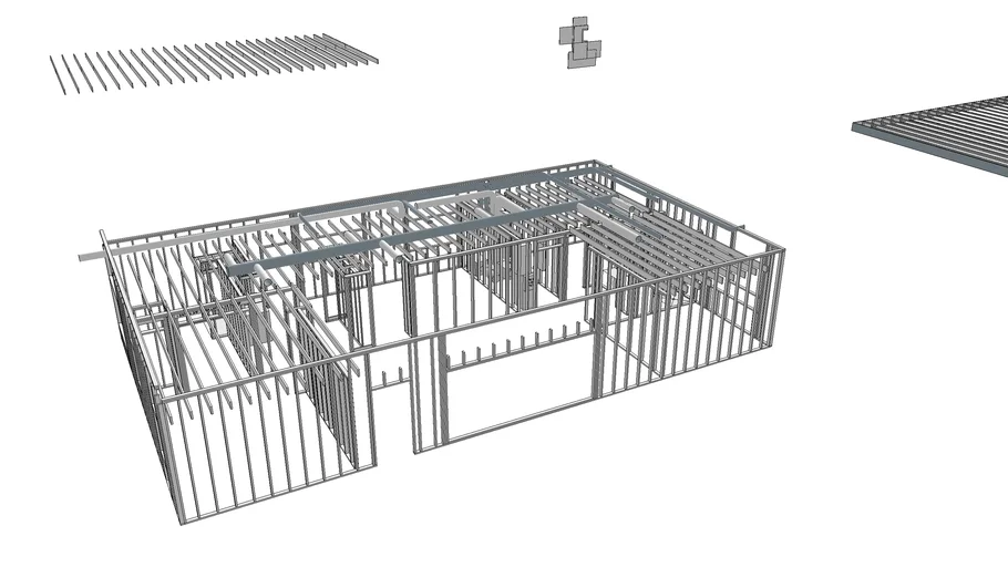 Modern Flat Roof 3d Warehouse