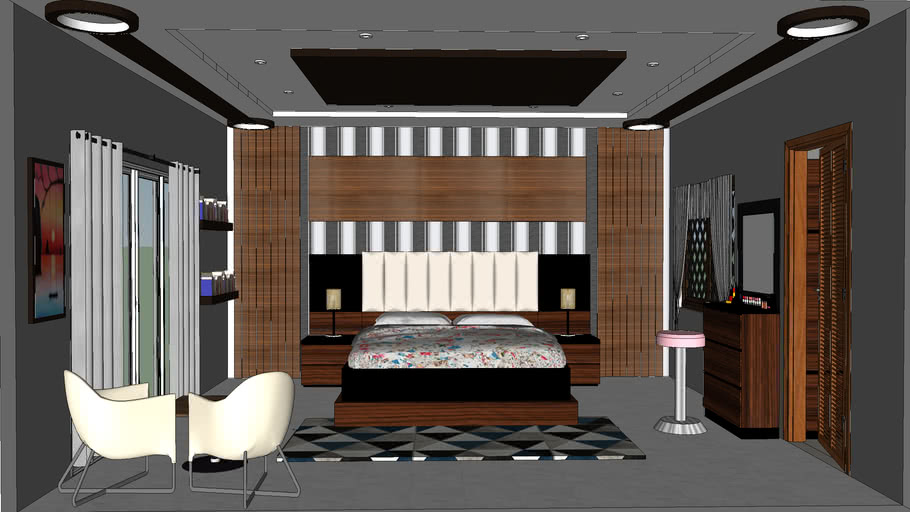 Modern Bedroom Design by Digi Arch | 3D Warehouse