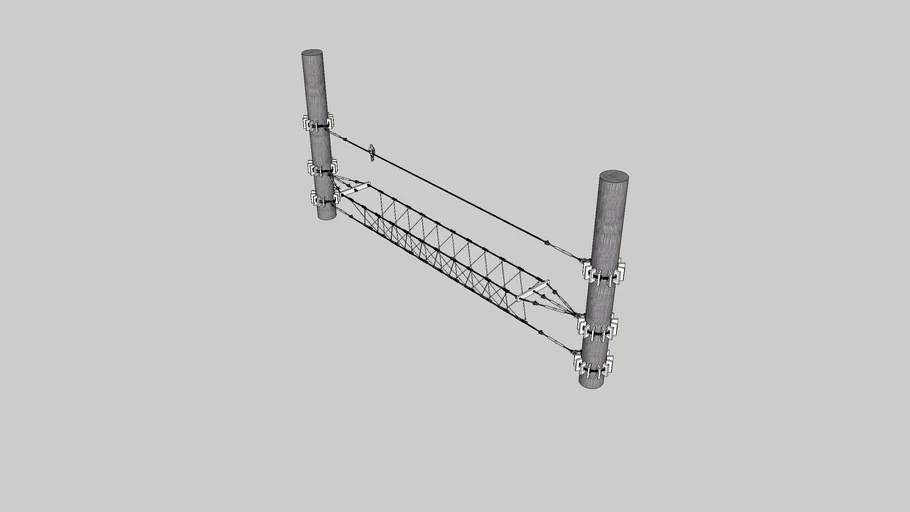 Rope Bridge Assembly 3D Warehouse