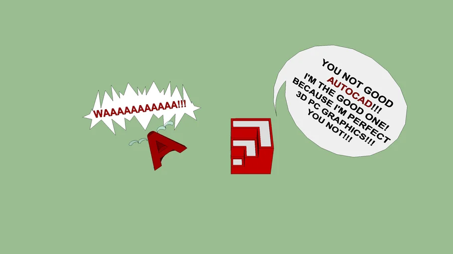 AutoCad VS SketchUp 3D Warehouse