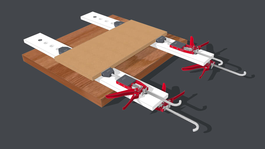 BACKTOBACK STRAIGHT EDGE CLAMPS 3D Warehouse