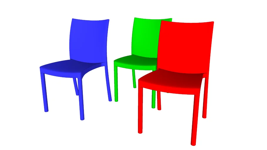 plastic chair 3D Warehouse