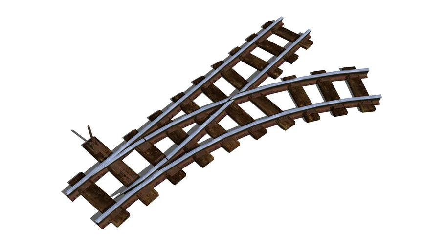 Railroad (Switch right) 3D Warehouse