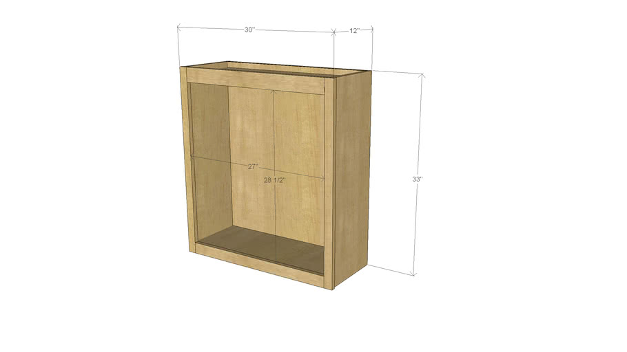 24x24x12 kitchen wall cabinet