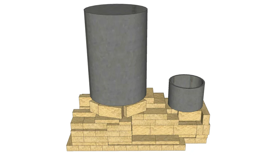 Rocket Mass Heater Core 3D Warehouse