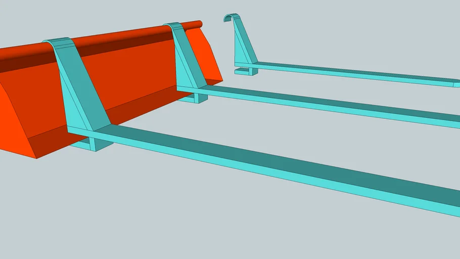 Tractor Bucket Tines 3D Warehouse