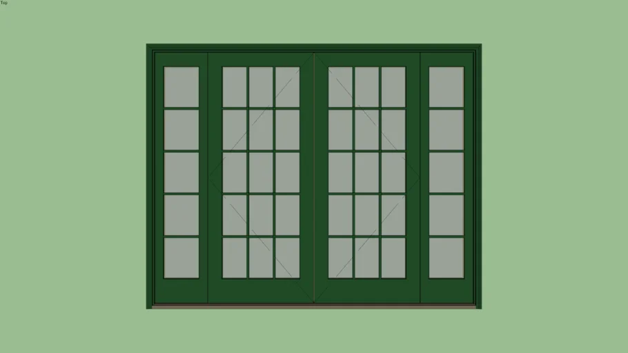 Marvin Ultimate Outswing French Door G2 2 Panel 2 Sidelite