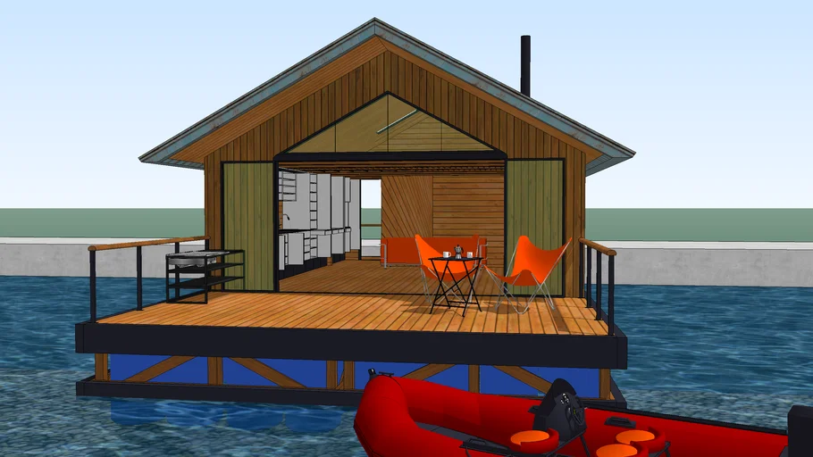 Floating House 3D Warehouse