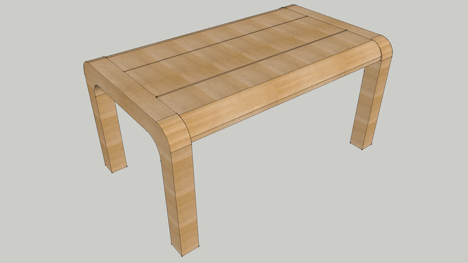 Habitat Radius Table Small 3D Warehouse