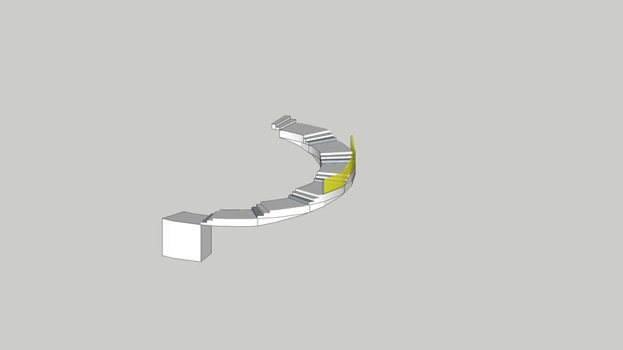 Circular Stair Way for JohanthanB Added Hand Rail Concept