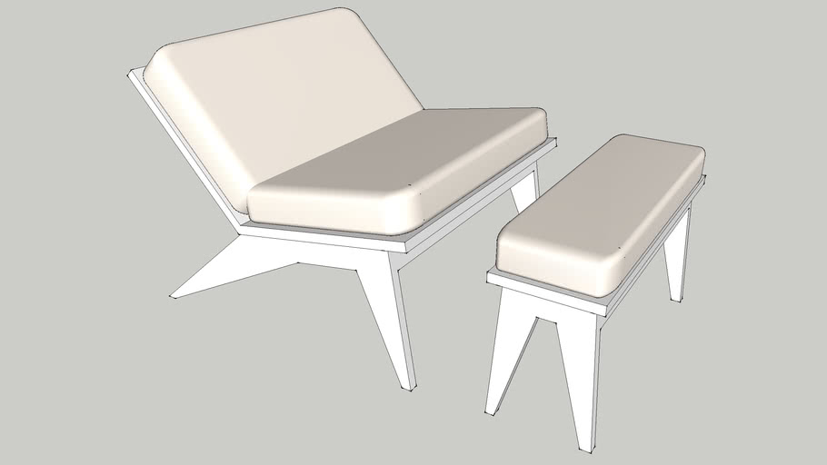 easy chair 3D Warehouse