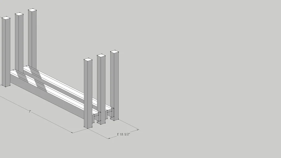 Paddleboard Rack | 3D Warehouse