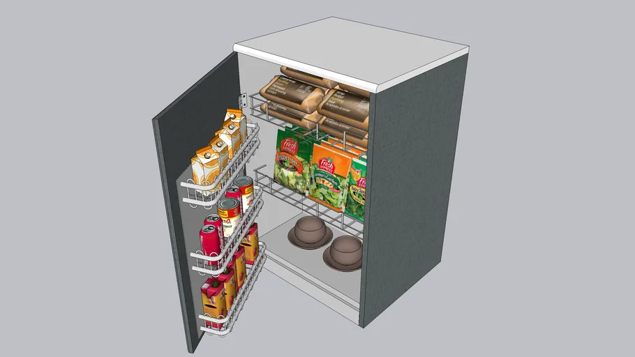 Integrated kitchen storage