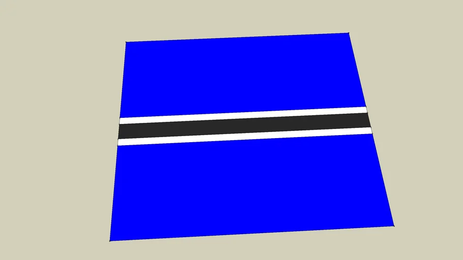 the botswana flag | 3D Warehouse