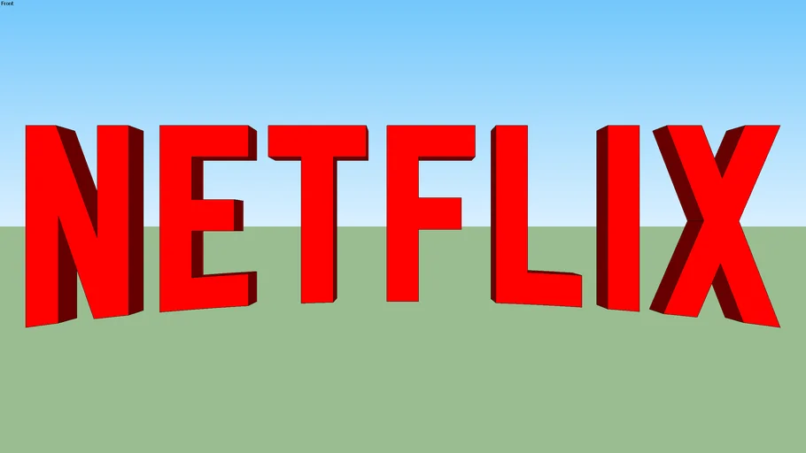 logo netflix | 3D Warehouse