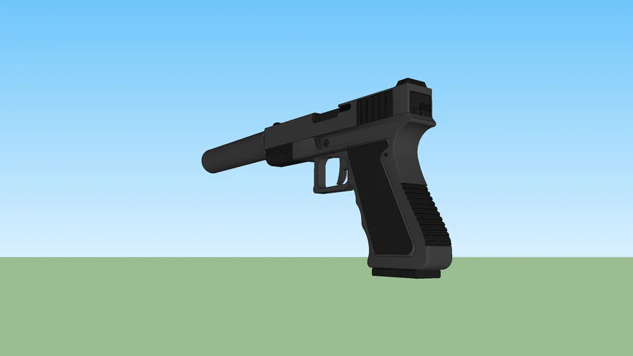 Supressed Glock 17 | 3D Warehouse