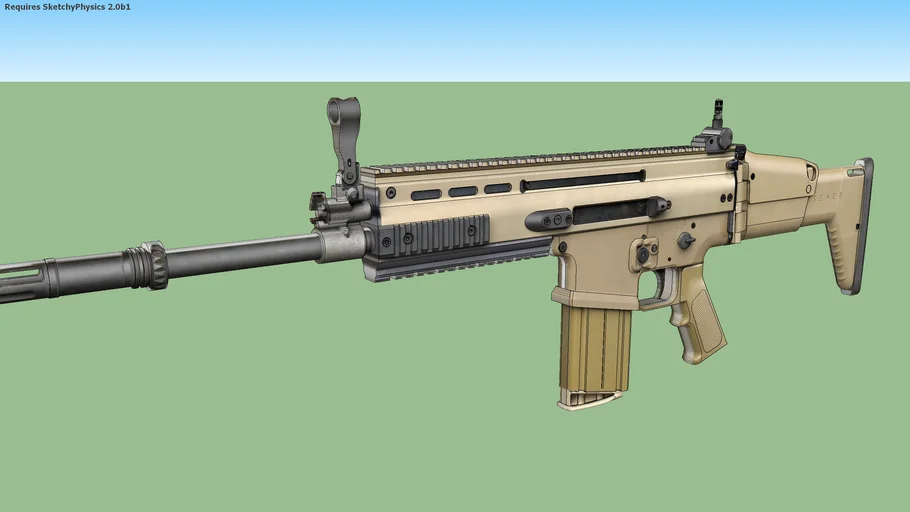 Assult Rifle Scar | 3D Warehouse