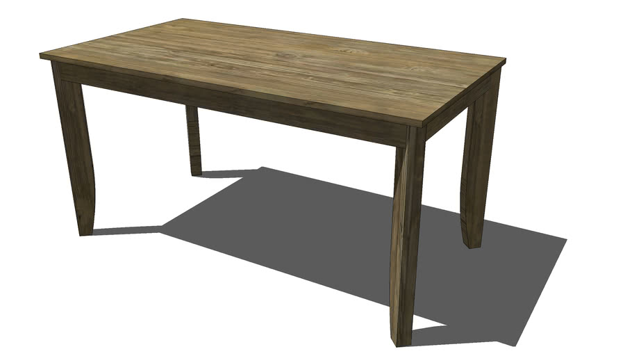 Simple Dining Table | 3D Warehouse