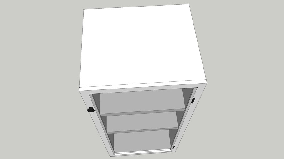 kitchen base (glass door) 3D Warehouse