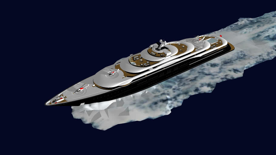 luxury mega yacht