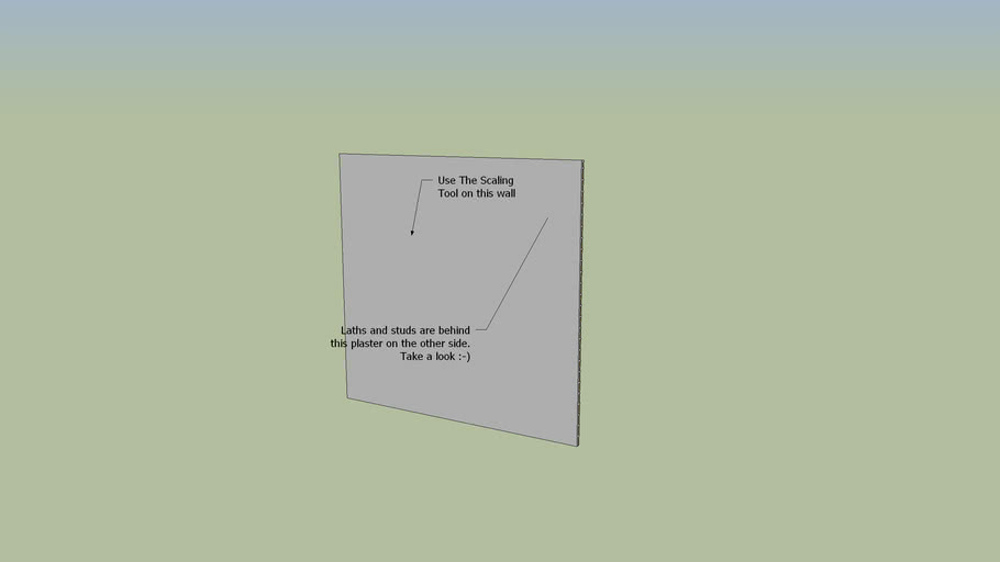 Dynamic Plaster and Lath Wall 3D Warehouse